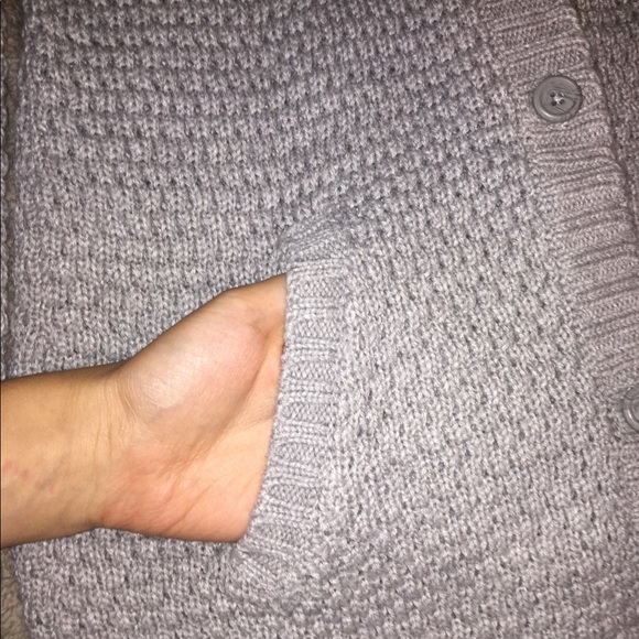 Grey knit cardigan - Picture 2 of 3
